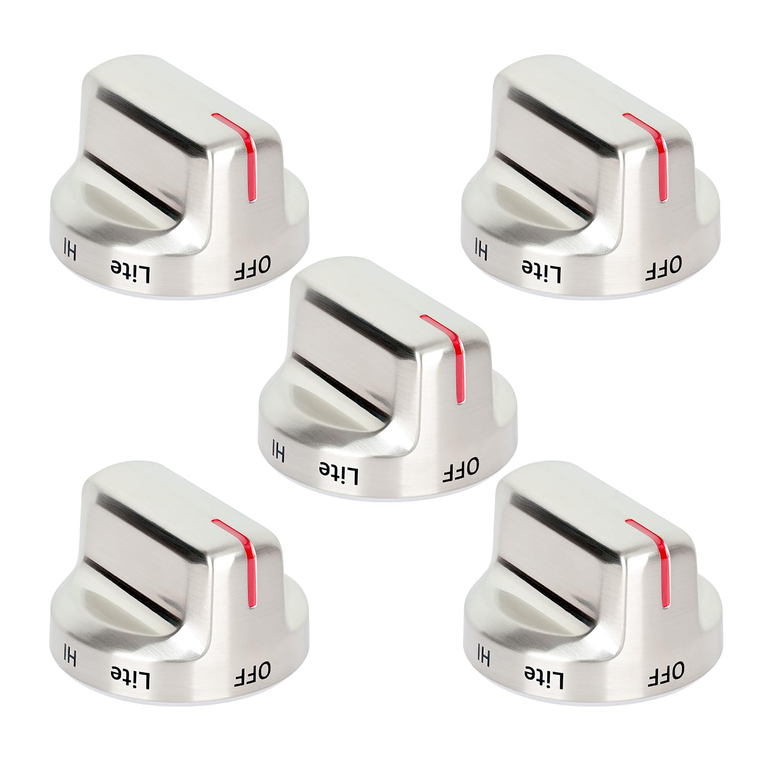 5PCS DG94-02141A Range Burner Knob Fit for Samsung, Replacement AP6329515 PS12394473 EAP12394473