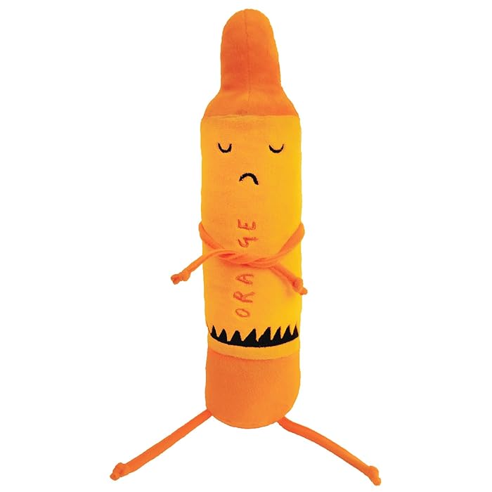 Buy MerryMakers The Day the Crayons Quit Orange Soft Plush Crayon Toy