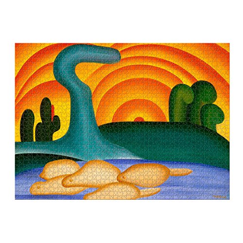 Jogo Quebra Cabeça Tarsila Do Amaral 2000 Peças Brinquedos Estrela Multicores