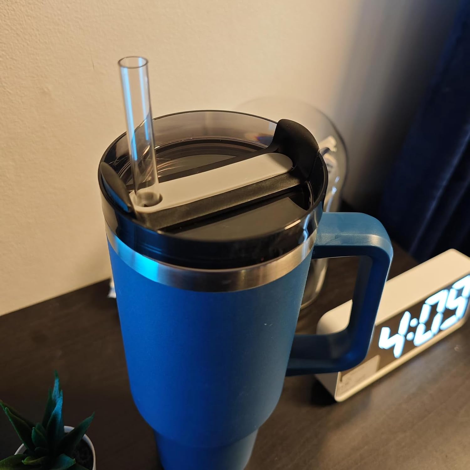 30 OZ Tumbler Lid Replacement Fit for Stanley Cup, 2 Pack Replacement Lids Fit for Stanley Travel Tumbler, Spill Proof Tumbler Covers for Stanley Cup Accessories (Opaque - Black) - Image 7