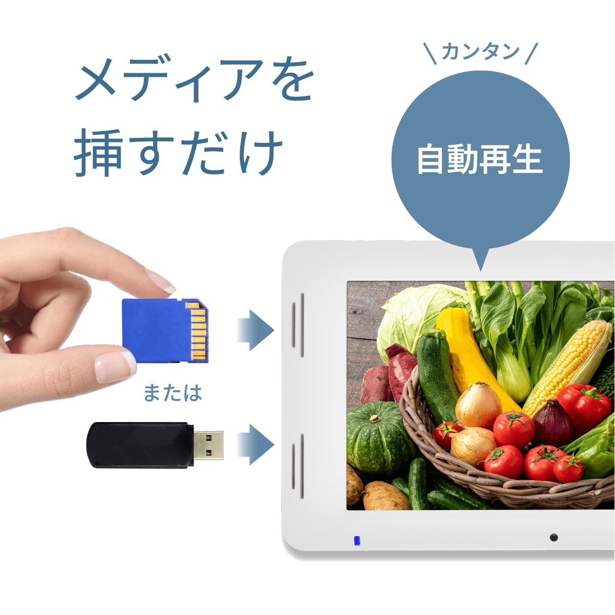 Amazon.co.jp: 電子POPモニター 7インチ | 電子 POP ポップ モニター