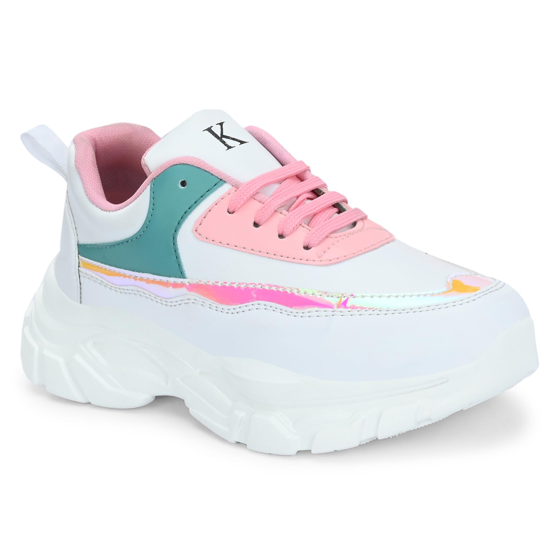 Karaddi Casual Sneaker Shoes for Women | Stylish and Comfortable Womens Sneakers Grey/Purple (B0CPJHR165) Amazon Price History, Amazon Price Tracker