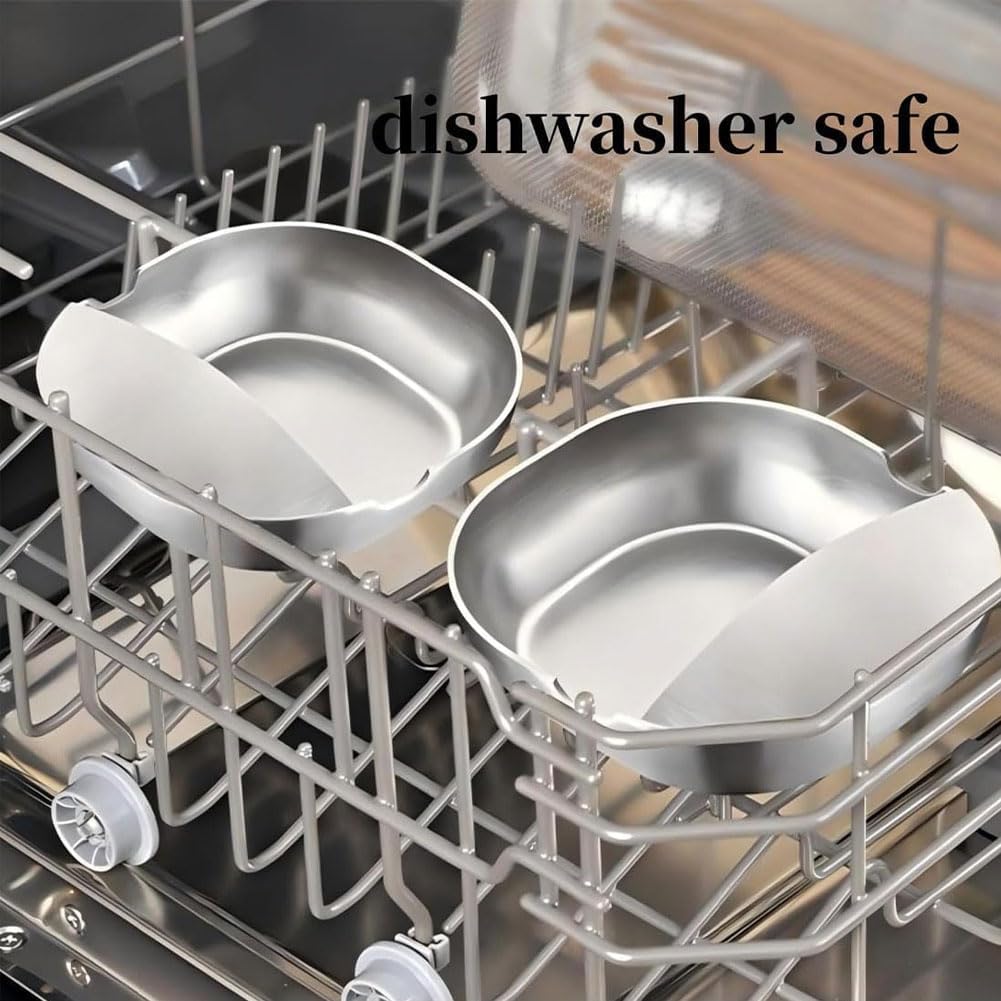 304 Stainless Steel Spoon Rest for Kitchen Countertop, Rust-Proof, Drip-Catching & Space-Saving Kitchen Must-Have,for Spatulas, Snack Containers (3Pcs)