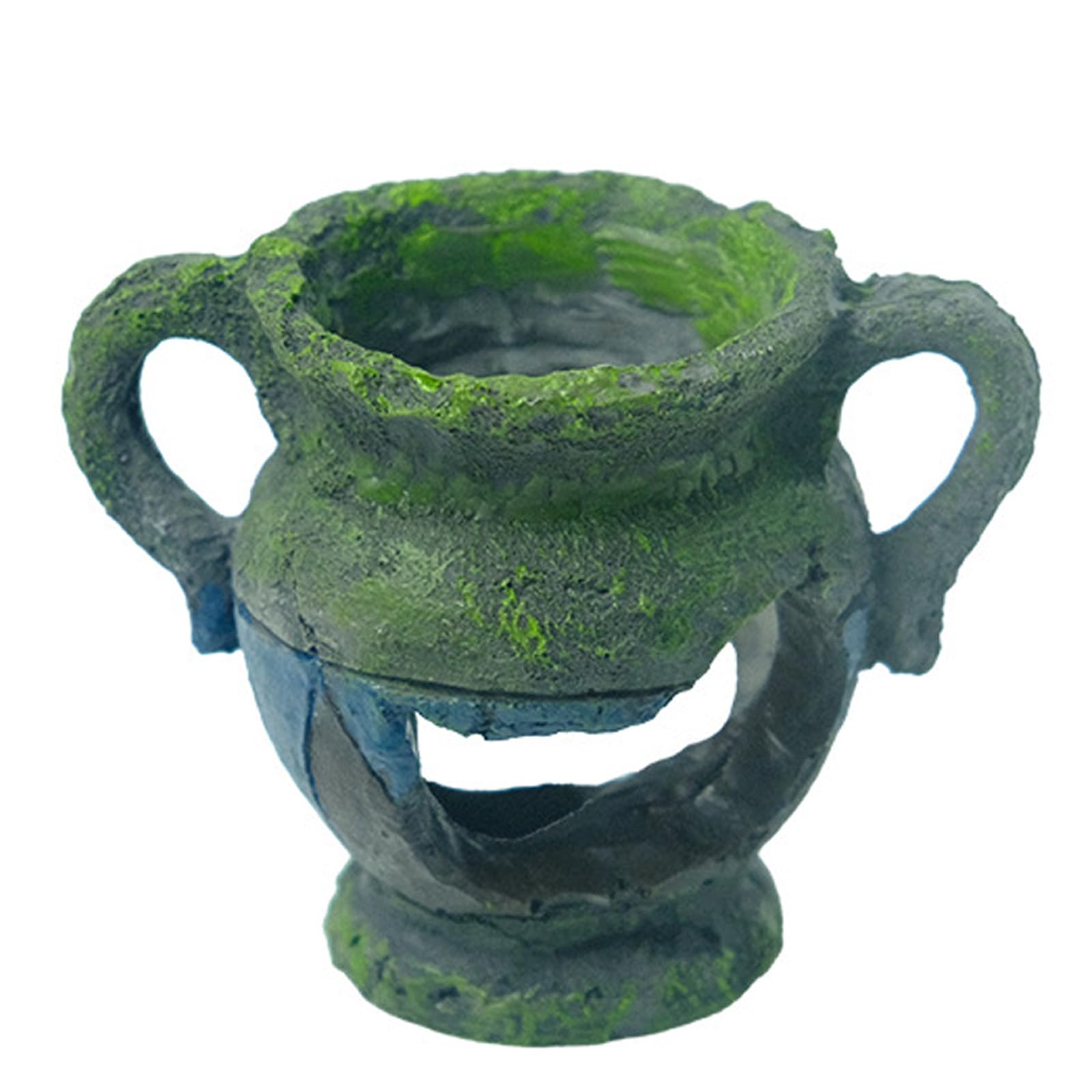 NEWFT Aquariums Landscape Artificial Old Crock Fish Tanks Landscaping for Shrimp Breeding Landscape Ornaments Craft