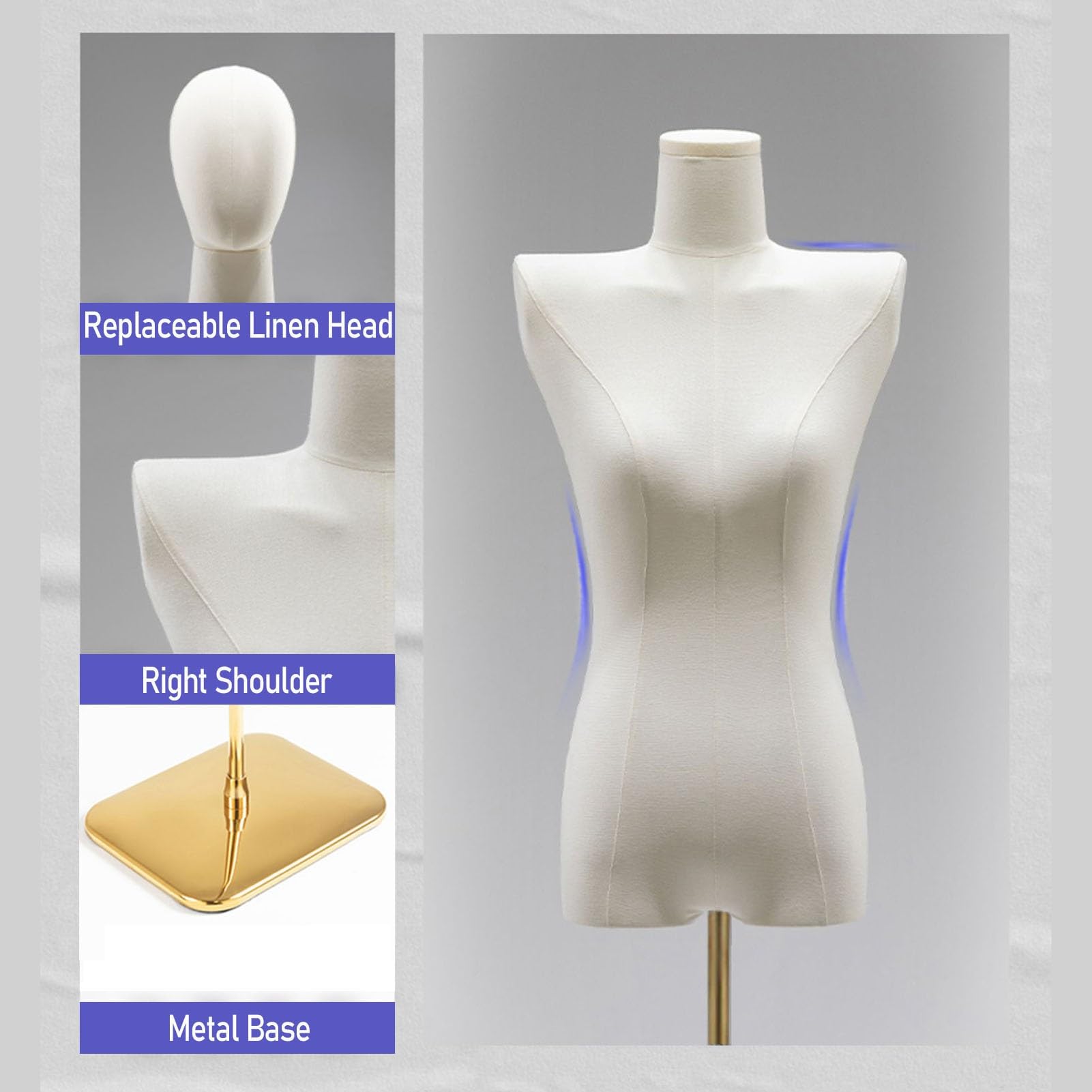 トルソー　マネキン トルソー 子供 キッズ 140cm マネキン ボディ 樹脂製 ホワイト