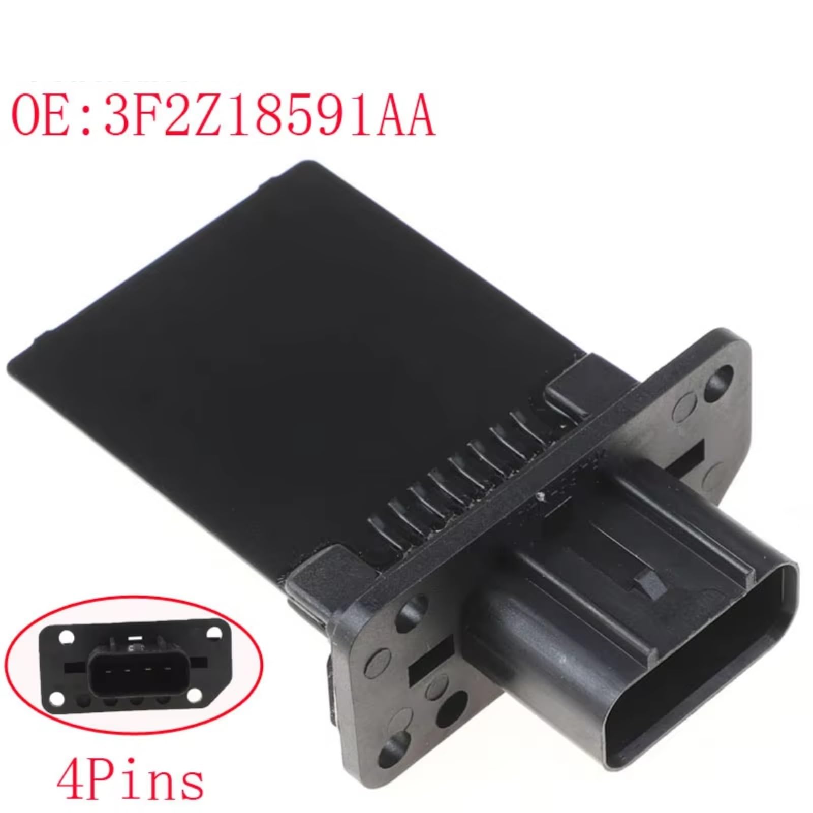 Resistencia Motor Soplador Compatible Con Ford Para Escape 2008-2012 Para Expedition 2007-2016 Resistencia Del Motor Del Ventilador Del Radiador Calentador 3F2Z18591AA 3F2H19A706AB