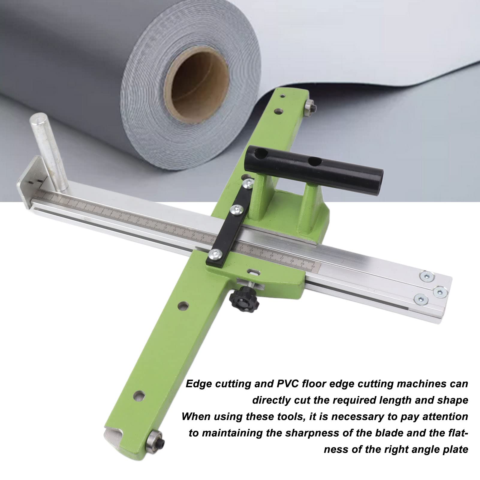 Nutriess Floor Trimming Cutter Machine Aluminum Alloy 30cm Manual Tile Cutter for Home Farm Factory
