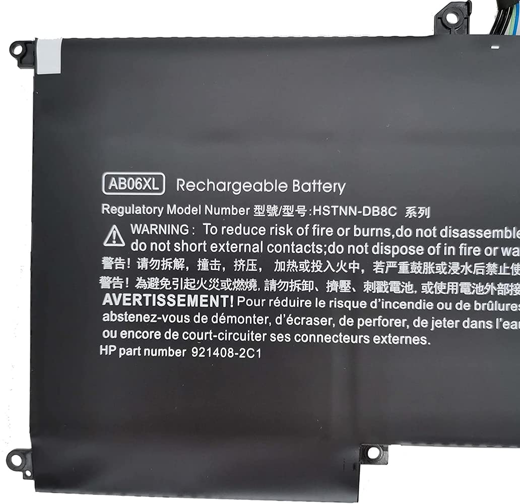 AB06XL Batterie pour HP Envy 13 2017 13-AD000 13-AD0XX 13-AD019TU AD022TU AD023TU AD024TU AD025TU AD026TU AD027TU AD100TU TPNI128 HSTNN-DB8C 921408-271 921408-2C1 921438-855 53.61Wh