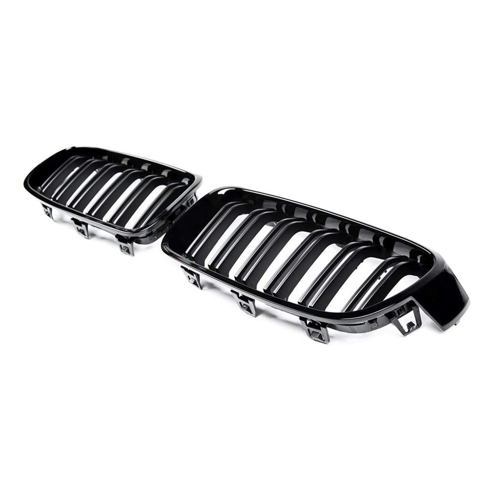 Paire de grilles de calandre avant pour 3 série F30 F31 année 2011-2019 Noir brillant