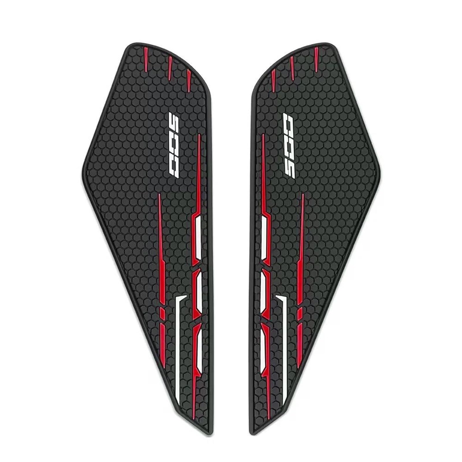 Piwine Color8 Motorcycle Non-Slip Side Fuel Tank Stickers Pad Sticker For Kawasaki For Ninja 500 Se 2024 2025 Kneepad