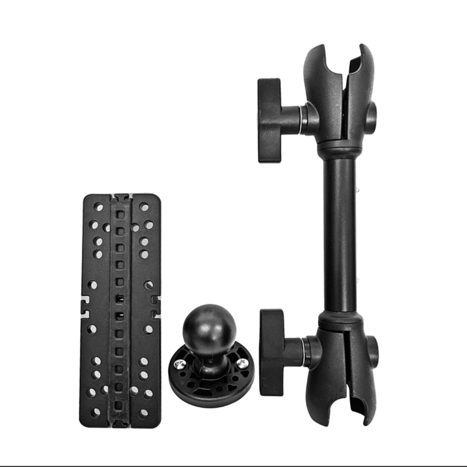 Oshhni Support pour Sondeur de Pêche, Support pour Écran de Sondeur de Bateau, Rotation 360°, Base Ronde en Nylon Résistant, Fixation par Vis, pour Usage Marin, Kayak et Pêche