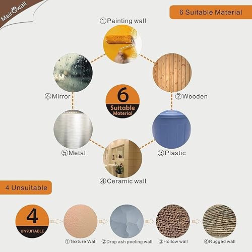 Miniatura 7 de Two Roads - Palabras de vinilo motivacionales con citas inspiradoras (30 x 34 pulgadas, negro)