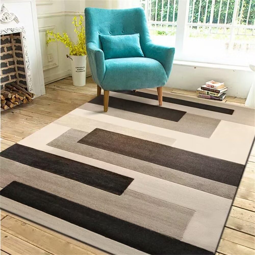 Tapis de salon rectangle anti-usure pour protéger durablement vos sols