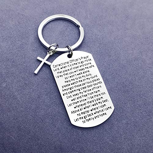 image for Vadaka Correctional Officer Keychain Gift Prayer Jewelry Christian Gif