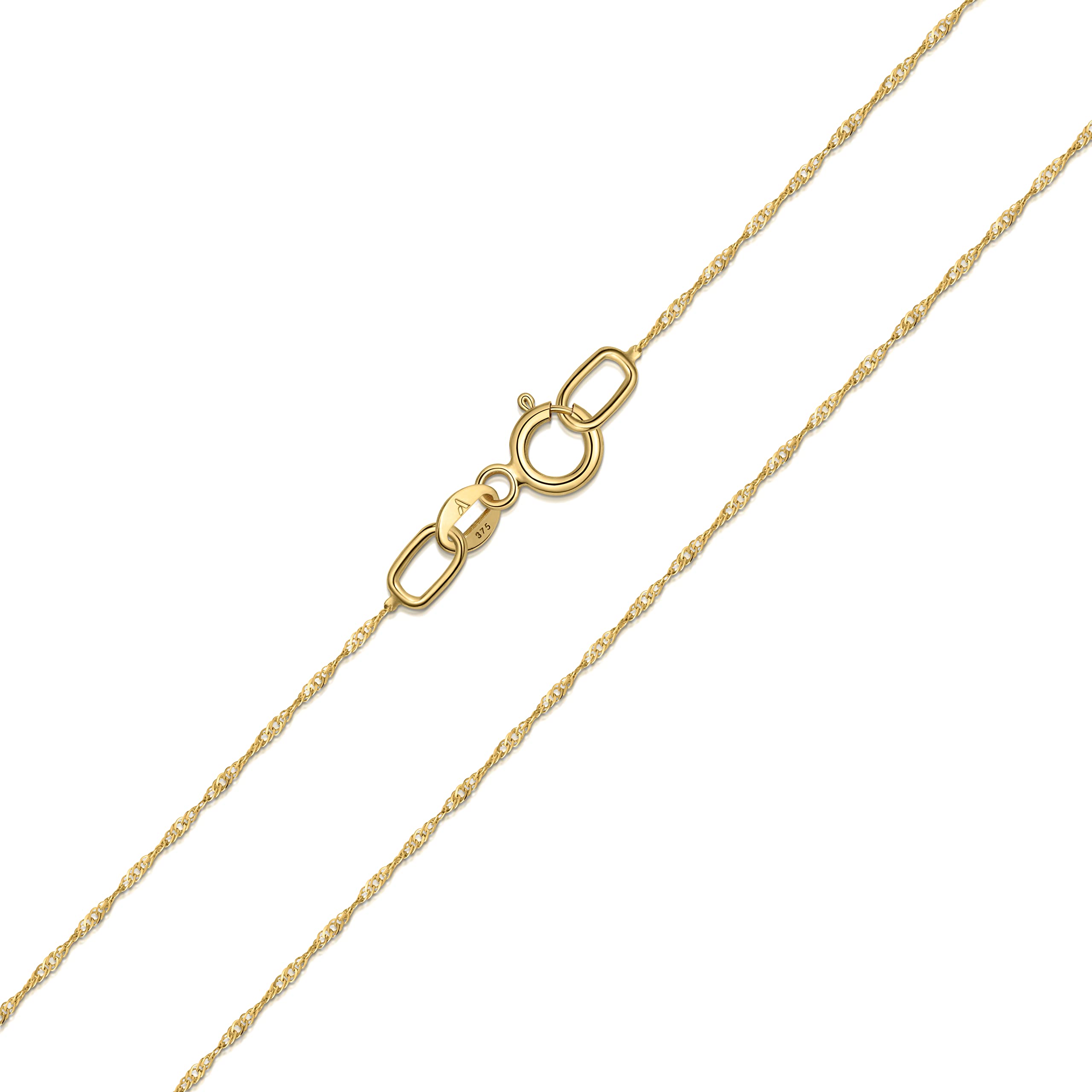 Amberta Allure Cadena para Mujer en Oro Amarillo de 9 Quilates