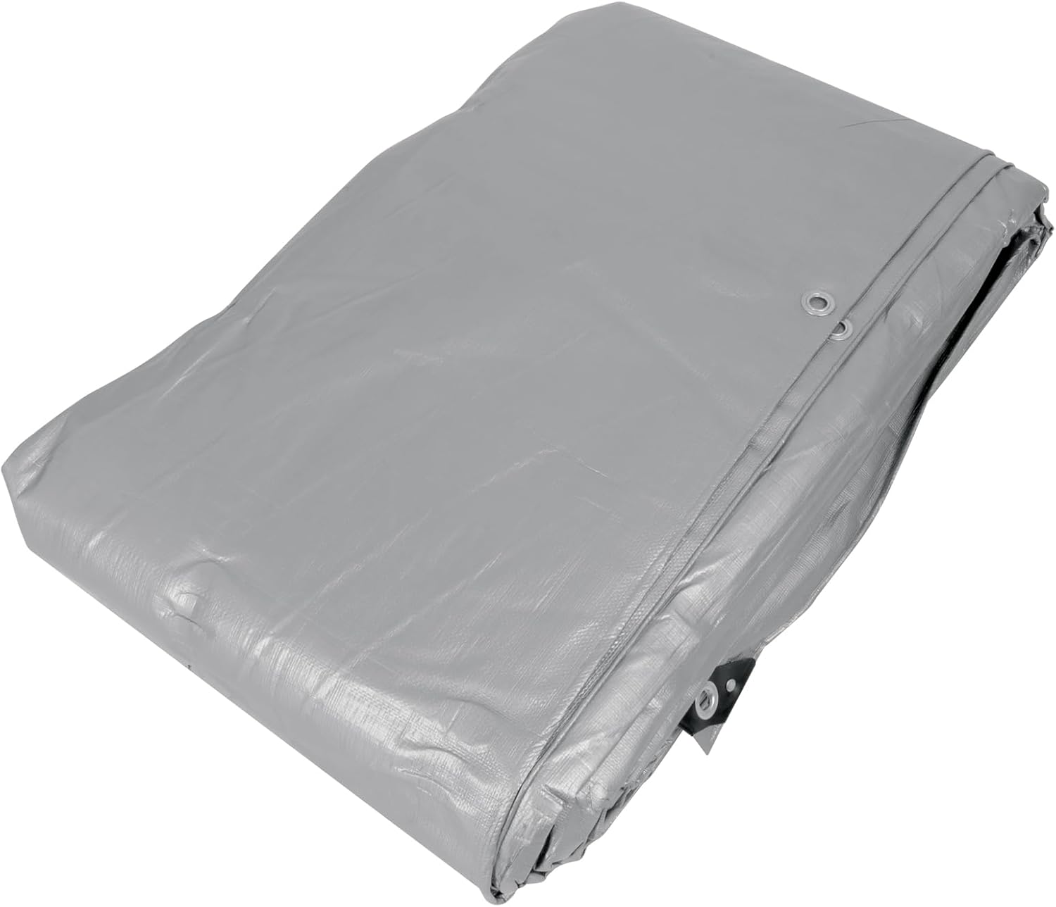 TRUPER LT-710 Reinforced Gray Tarps, 7.5 oz/yd2 23x32.8Ft (7x10m)