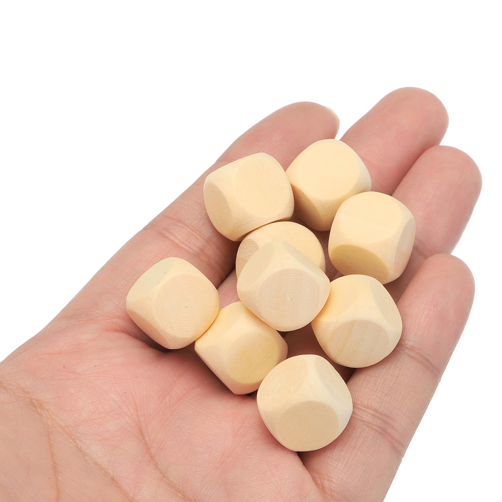 PATIKIL 14mm Blank Wooden Dice - Image 4