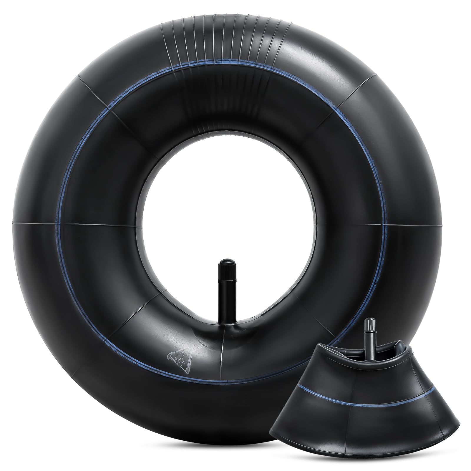 Heavy Duty 4.10/3.50-4 Replacement Inner Tube, TR-13 Straight Valve Stem for Wheelbarrows, Mowers, Hand Trucks, Tractors, Garden Carts, Golf Carts and More (Pack of 2) — view 7