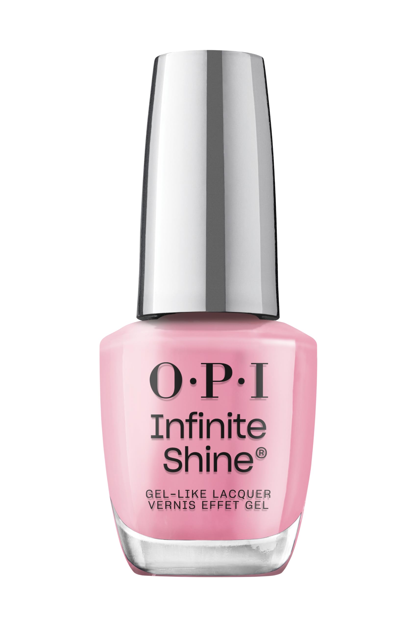 OPIInfinite Shine Nail Polish - Pompeii Purple - Gel Like & Long Lasting Crimson Pink Nail Polish - with Pre-Cured Gel Technology & OPI Pro-Wide Brush (15ml)