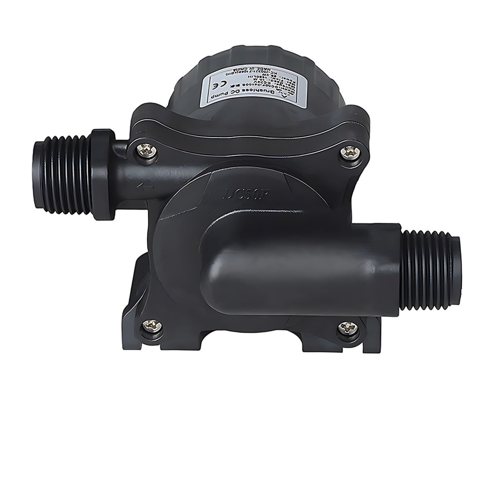 TKJBHGPK Cicha bezszczotkowa pompa zanurzeniowa DC12/24V mała przenośna pompa wspomagająca nawadnianie z adapterem IP68 (adapter EU_24150SEU)