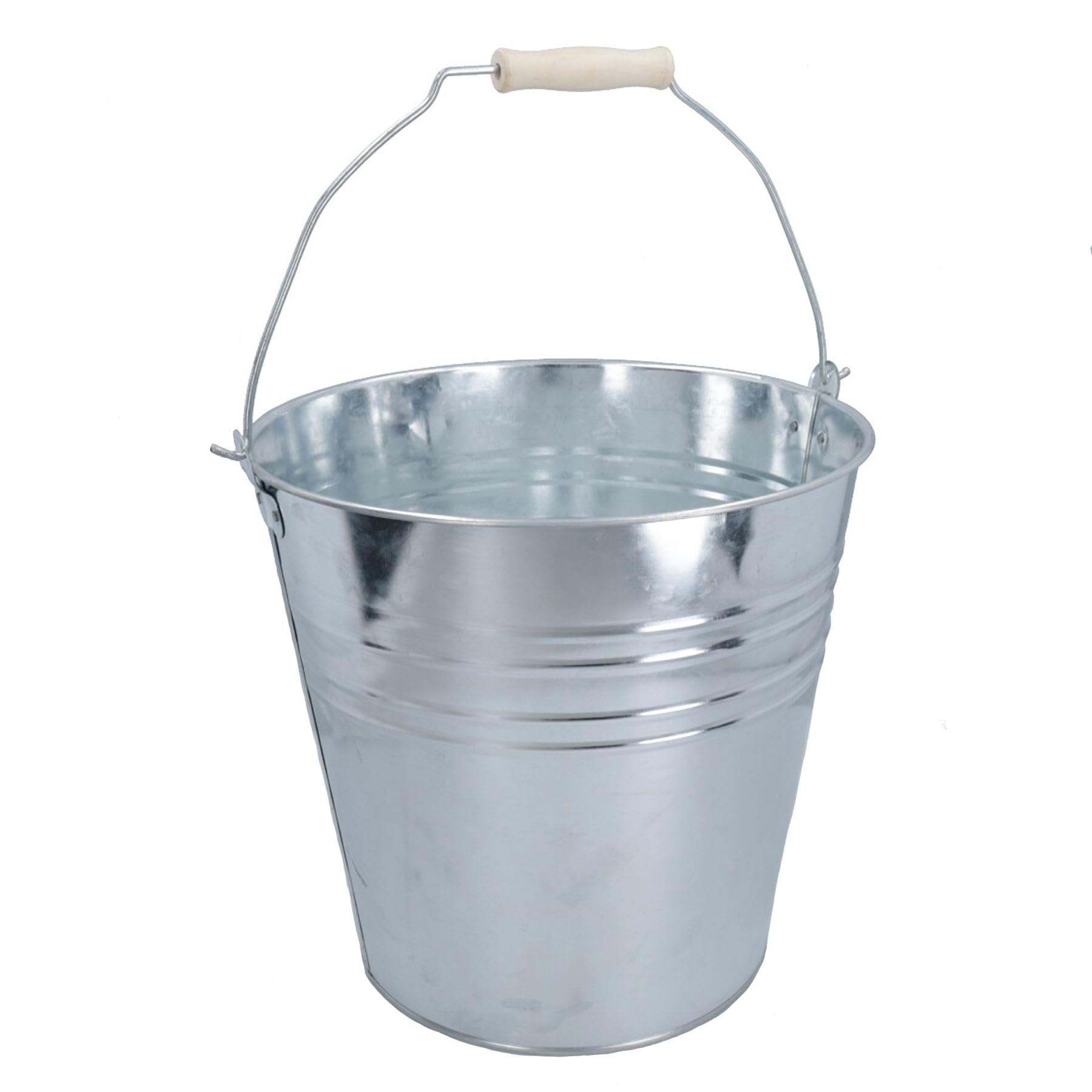 Seau en acier galvanisé robuste AB Tools 15L haute résistance