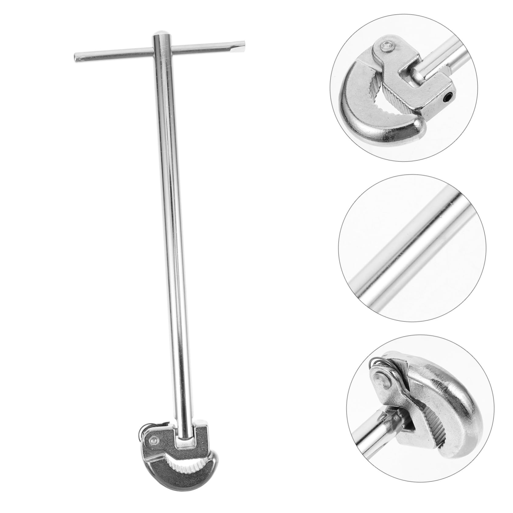 Llave Ajustable para Fontanería Multifuncional de Inoxidable Herramienta y Portátil para Reducidos para Reparación de Fregaderos y de Plomería y Profesional