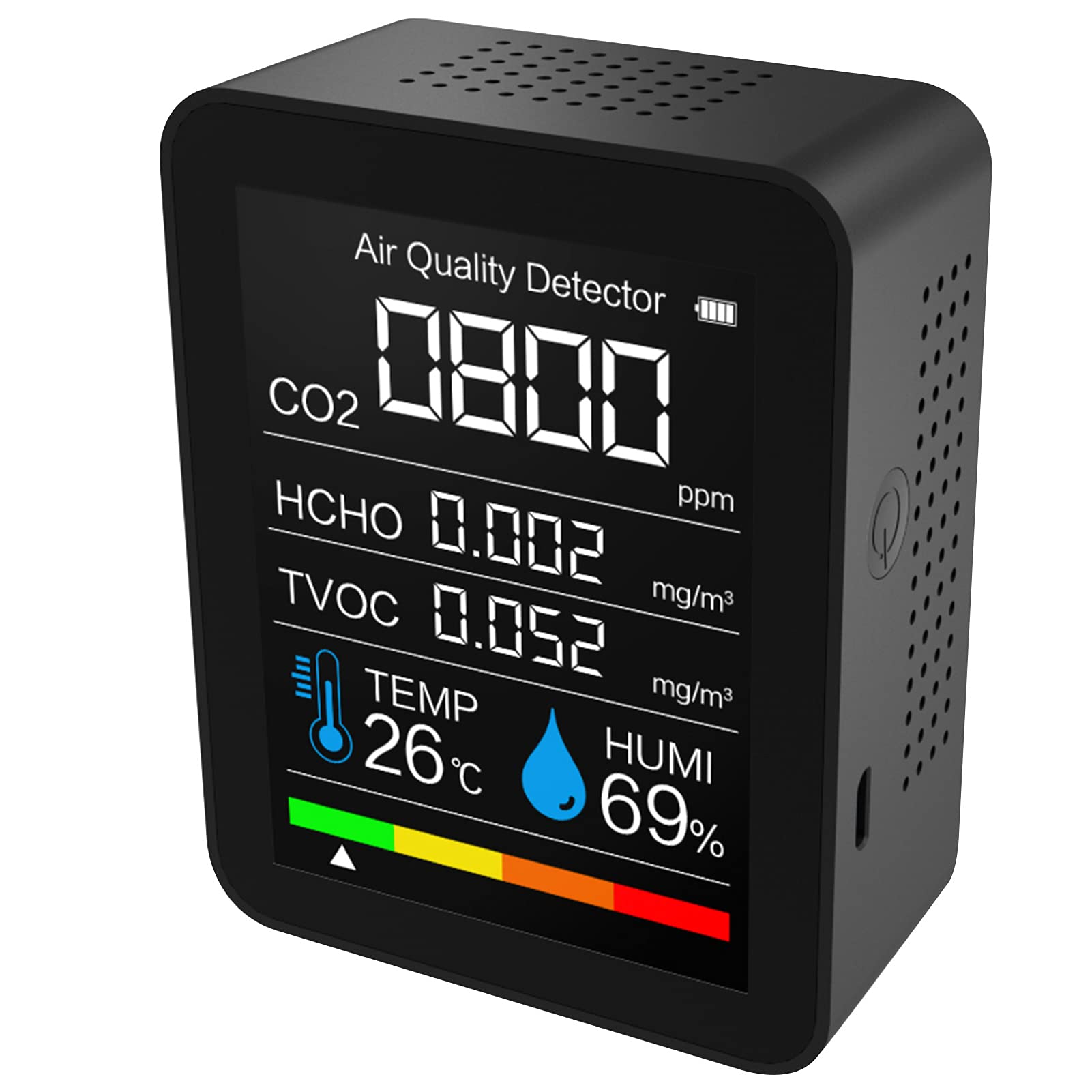 Buy BUYAO Carbon Dioxide Detector Temperature/Humidity Air Quality