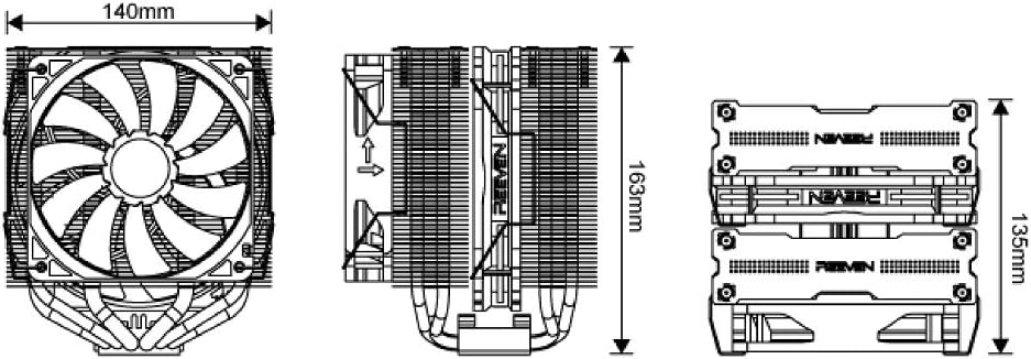 🔥 Crаzу Dеаlѕ Reeven Okeanos 140mm Air CPU Cooler, Twin Heatsinks/PWM Fans with 6 Heatpipes, Intel LGA1151, AMD 60% оƒƒ Dіѕсоunt Reeven Okeanos 140mm Air CPU Cooler, Twin Heatsinks/PWM Fans with 6 Heatpipes, Intel LGA1151, AMD