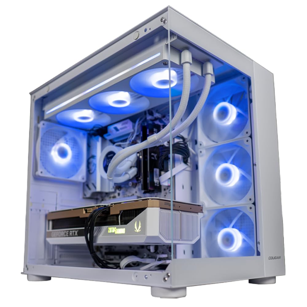 GLADIO VS2 EVO - Pc gaming Ryzen 5 9600X, Rtx 5060 Ti 16Gb White, Ram 32Gb DDr5 6000 Mhz, Ssd NVMe 1000Gb, Dissipatore a liquido 360mm, Windows 11 Pro, Pc desktop gaming, fino a 5,40 ghz