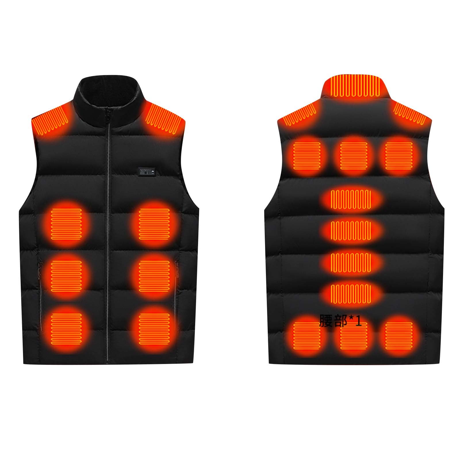 Chaleco calefactable Unisex en Oferta en el Reino Unido. Chaqueta eléctrica con Puerto USB, 21 Zonas de calefacción, 4 Niveles de Temperatura Ajustables. Ligero y Unisex, Ideal para Pesca y