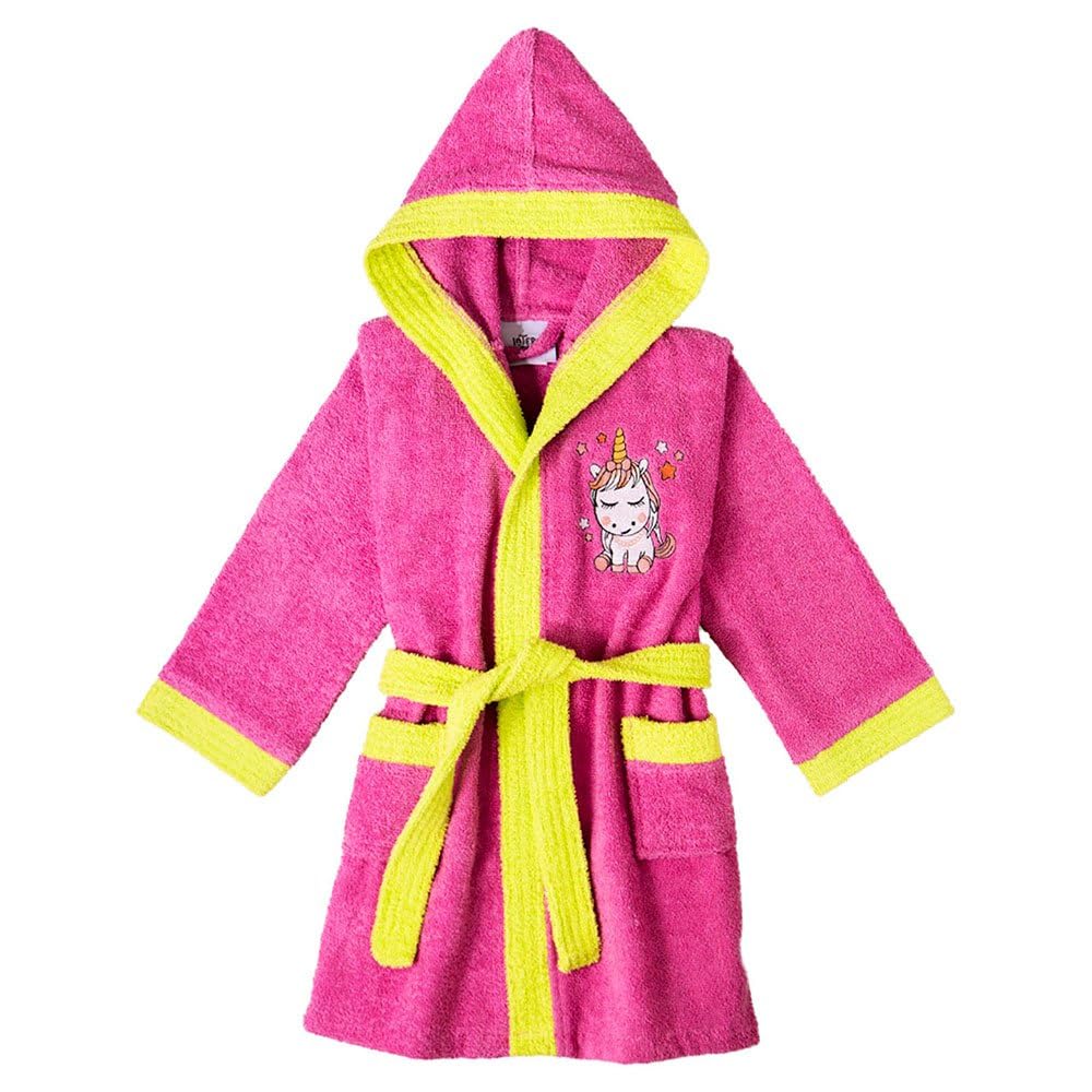 Albornoz De Baño Niña Albornoz Infantil Unicornio 100% Algodón