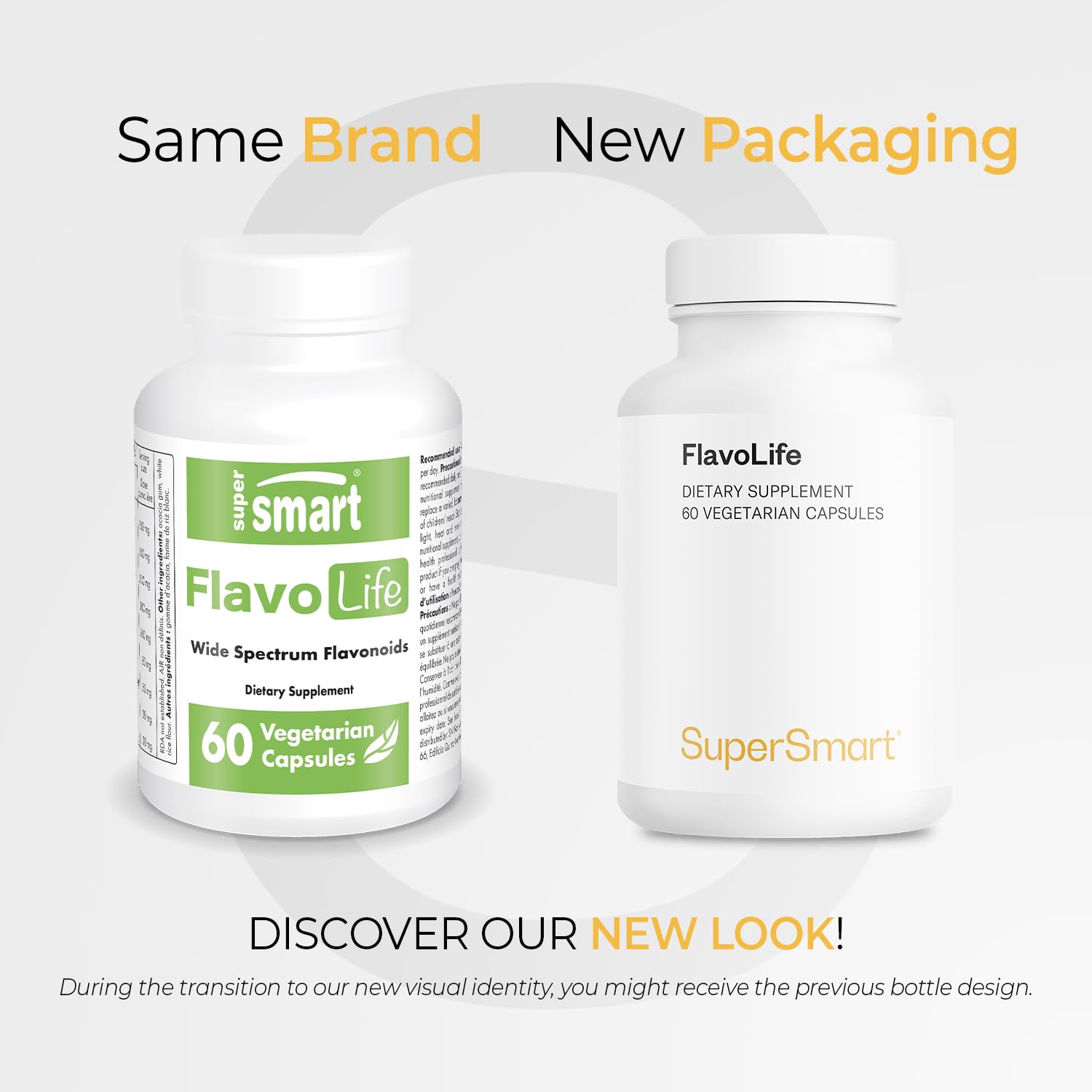 Supersmart FlavoLife (Flavonoid Complex Supplement) - with Luteolin, Myricetin, Fisetin, Rutin, Quercetin, EGCG, Apigenin, Hesperidin | Non-GMO & Gluten Free - 60 Vegetarian Capsules — Amazon image 2