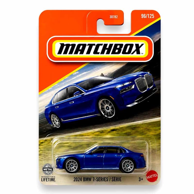 Matchbox 1:64 Scale 2024 BMW 7-Series for 3 Years & Above 96/125 (Blue)-image-39