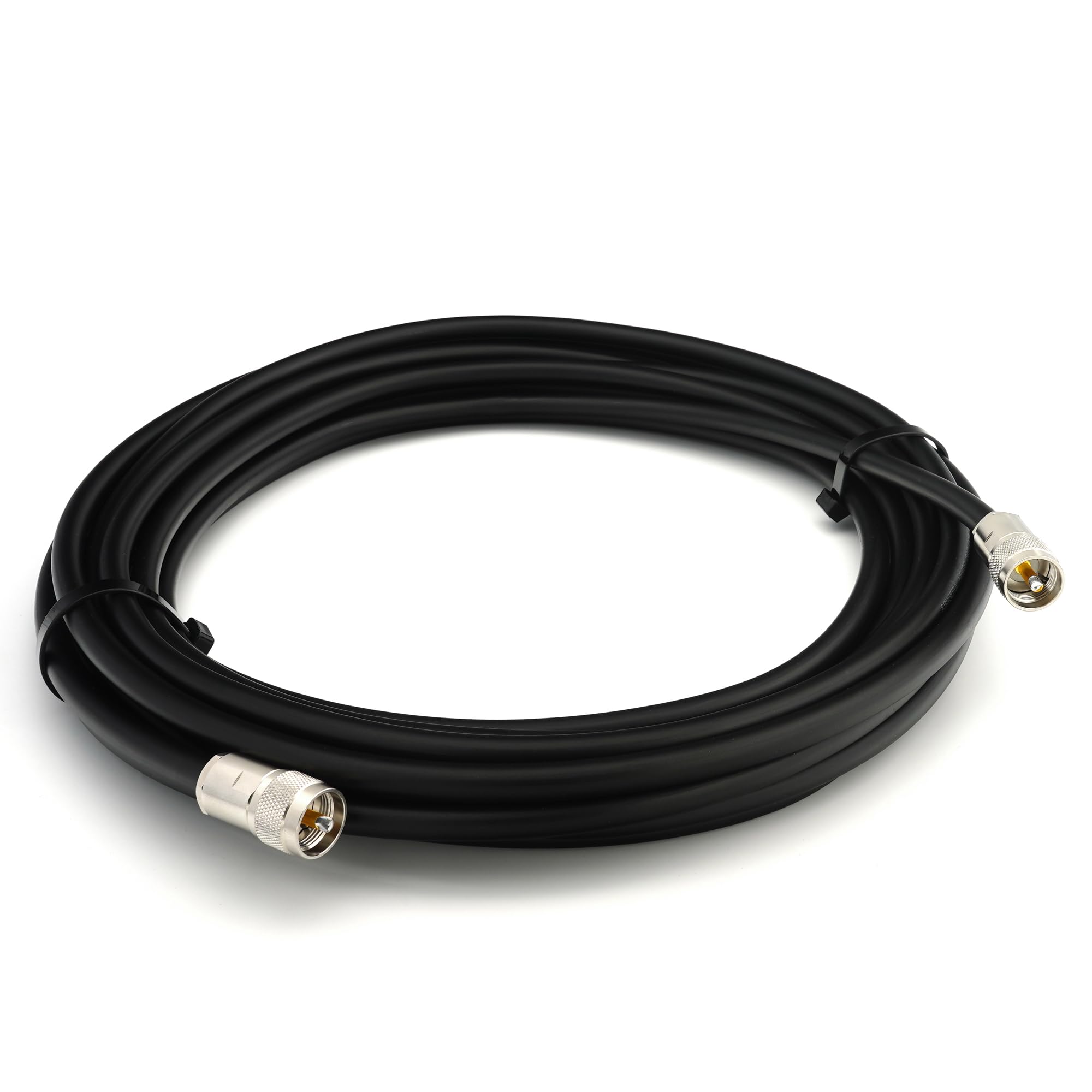 10m PL259 a PL259 UHF Cable coaxial CB — RG213 Extensión coaxial UHF macho a macho de 50 ohmios — para HAM, Radio CB, Antena, Medidor SWR, onda corta RF