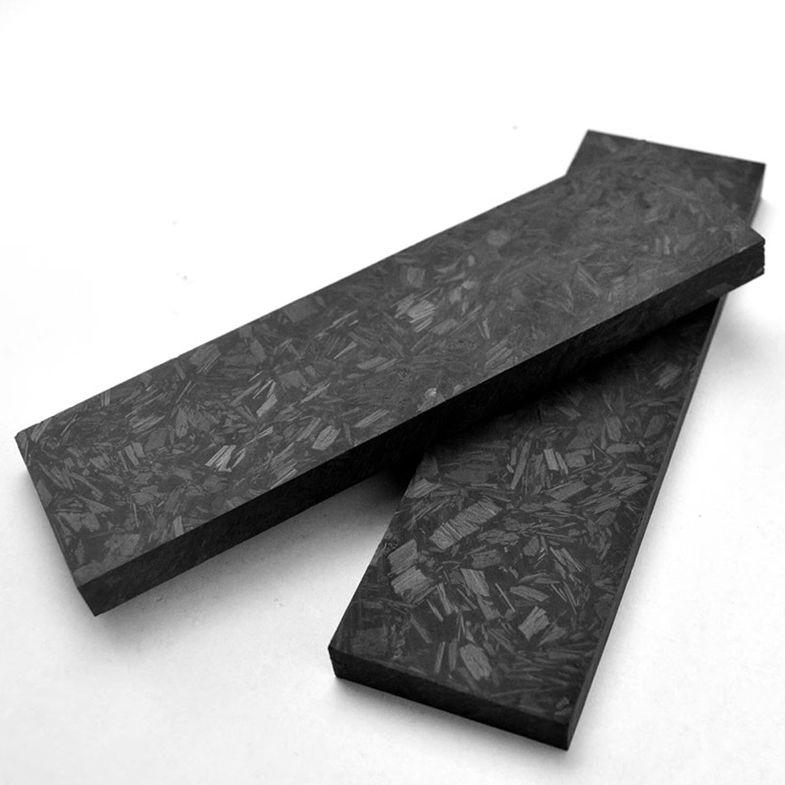 Messergriff Waage 2er-Pack Grün Leuchtendes Resina-Messergriffmaterial, Kohlefaser- Und Harzverbundstoff, DIY-Sondermaßstabsrohlinge Für Messer(13X4X0.1CM)