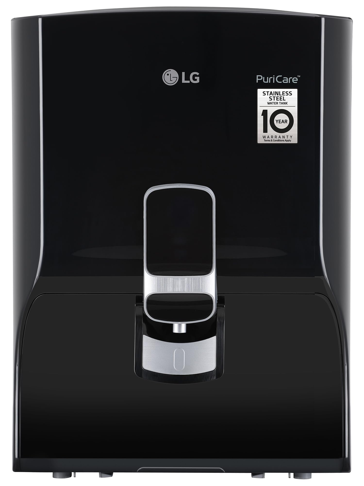 LG RO Water Purifier | 8L Storage Airtight Stainless Steel Tank | Multi Stage Filtration | 3 Free Pre-Sediment Filter | 2 Free Contactless Service Package | WW132NF, Black-image-14