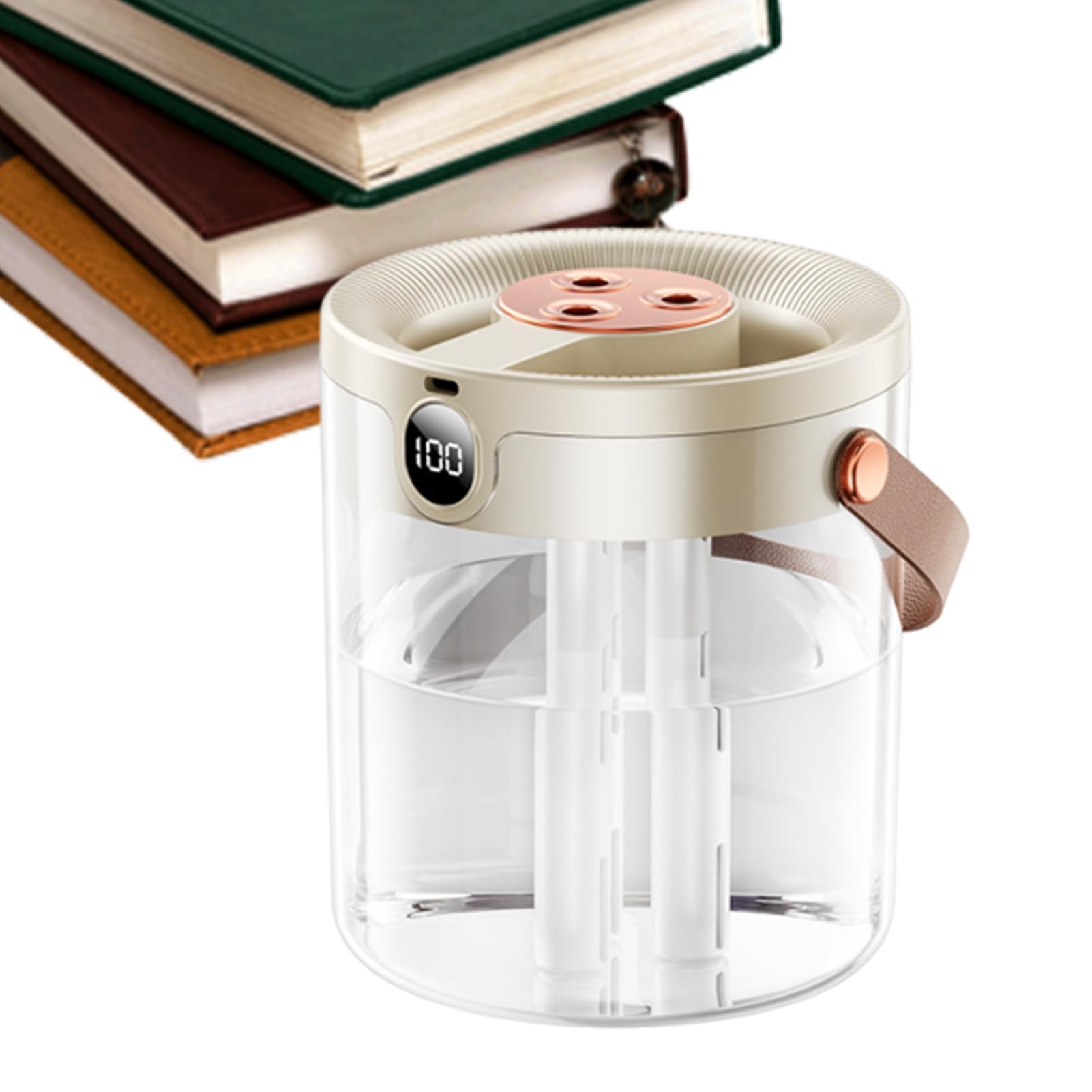 Humidificateur à brumisation intensive 3 buses avec affichage numérique pour maison