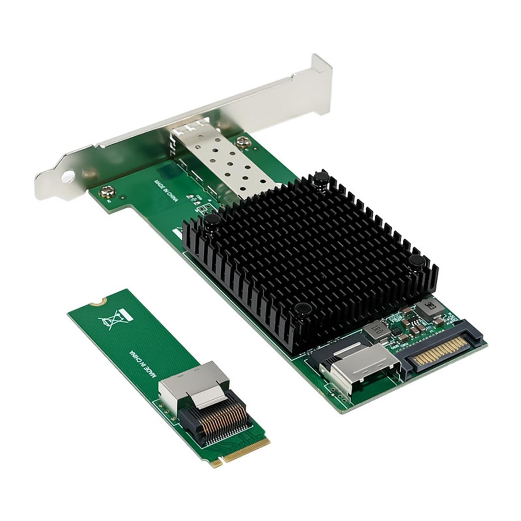 20X Carte Réseau Serveur M.2 10G M.2 M X520-DA1 10G + Fibre Optique Carte Réseau Serveur Informatique Industriel Puce JL82599EN
