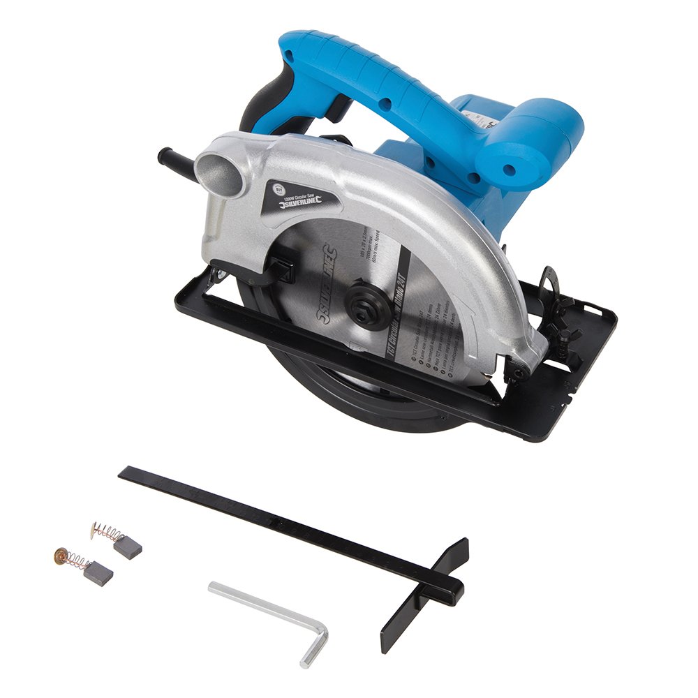 Silverline 845135 Scie circulaire 185 mm 1200 W