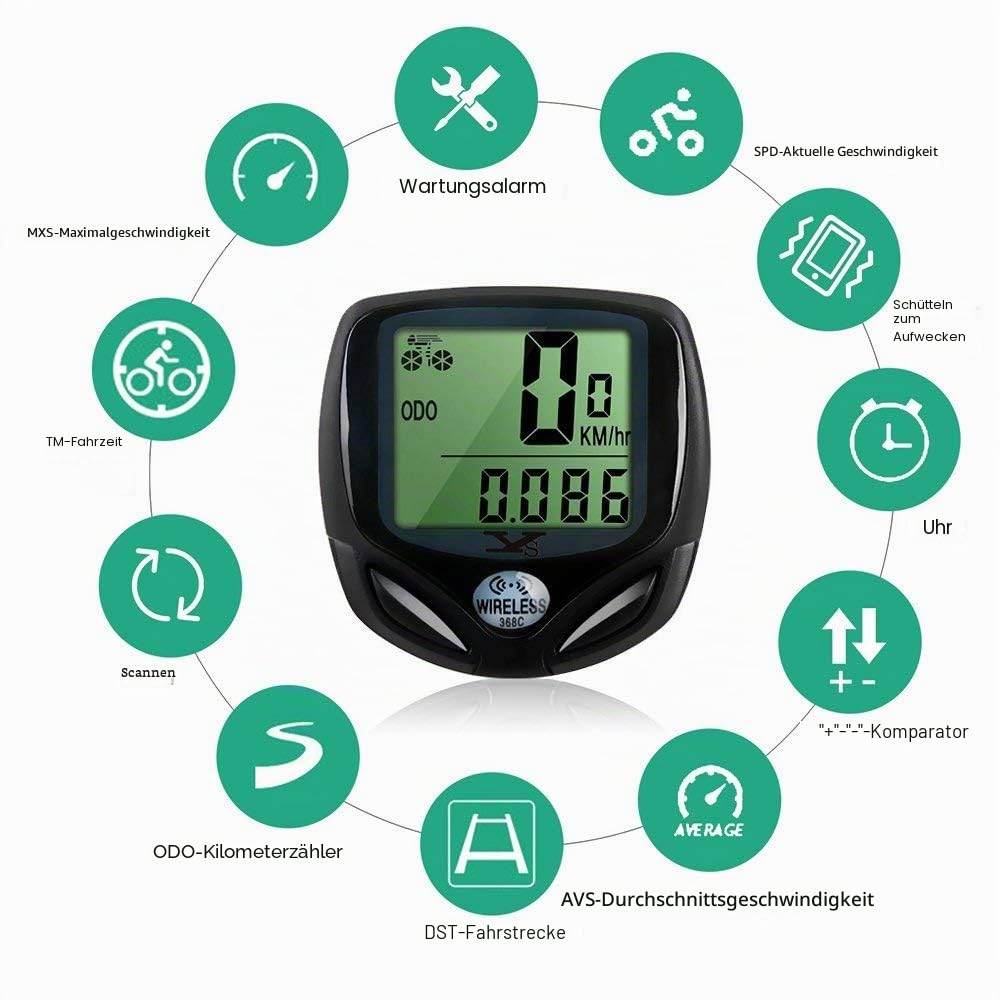 dinoka fahrradcomputer bedienungsanleitung Digital, Drahtlos Fahrradtacho, Wasserdicht Kabellos Kilometerzähler mit Automatisches Aufwachen und LCD-Hintergrundbeleuchtung Sport & Freizeit BATTERIE:36V 14 Ah (504 Wh) Wiltec Fahrradanhänger 90l Wanne Schaltung-5G-Freilauf