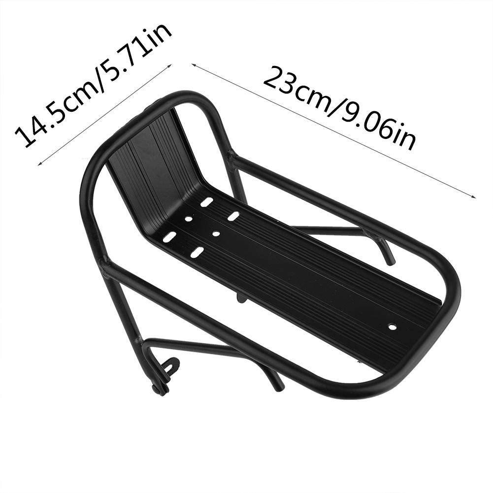 Porte-bagages avant en alliage d'aluminium pour VTT, vélo électrique, vélo de route/vélo pliable (seulement