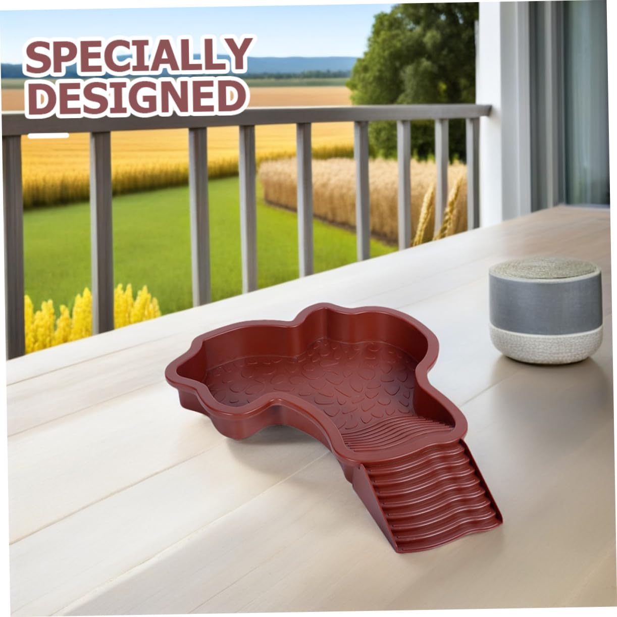 Abaodam 2piezas Plataformas Flotantes para Reptiles Muelle Flotante para Tortugas Piscina Extra Ancha De Aguas Poco Profundas Accesorio para Hábitat De Tortugas con Comedero Incorporado