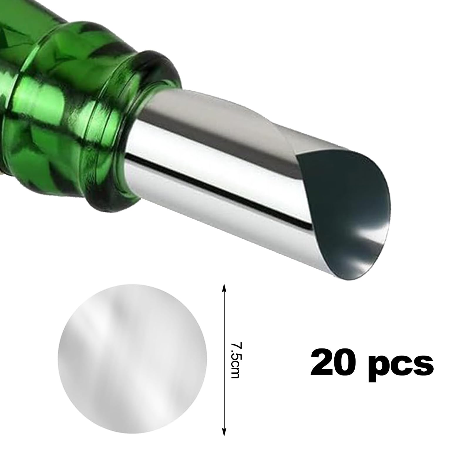 20 Disques Anti-goutte Pour Vin - Récupérateurs Réutilisables 7,5cm Pour Bouteilles Vin Et Huile