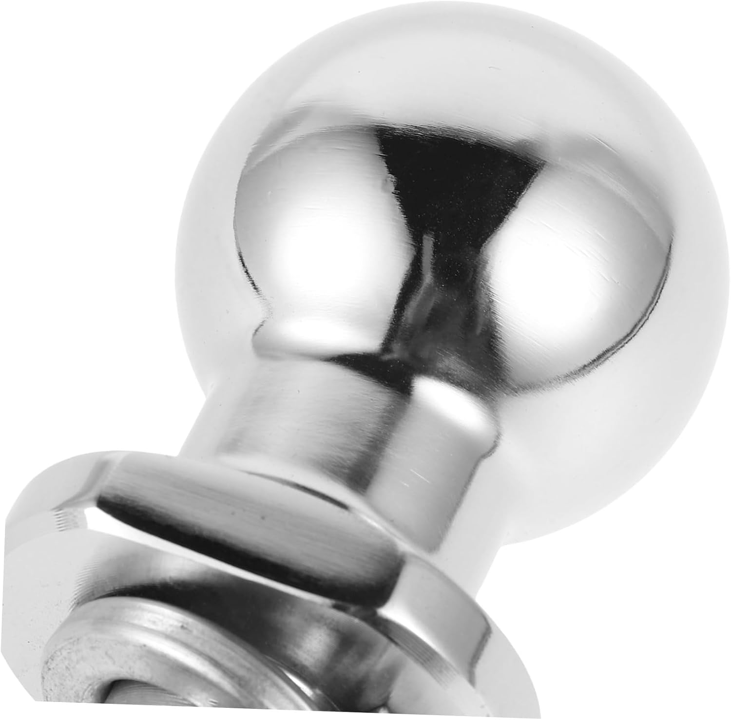 High Strength Capacity Chrome Trailer Hitch Ball Heavy Duty Replacement Connector for Easy Installation Sleek Design for Trucks and Trailers