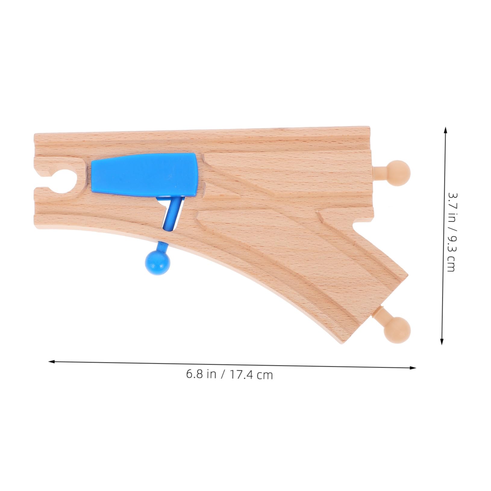 BCOATH Wooden Train Track Expansion for Creative Play Enhances Motor Skills Interaction Educational Toy