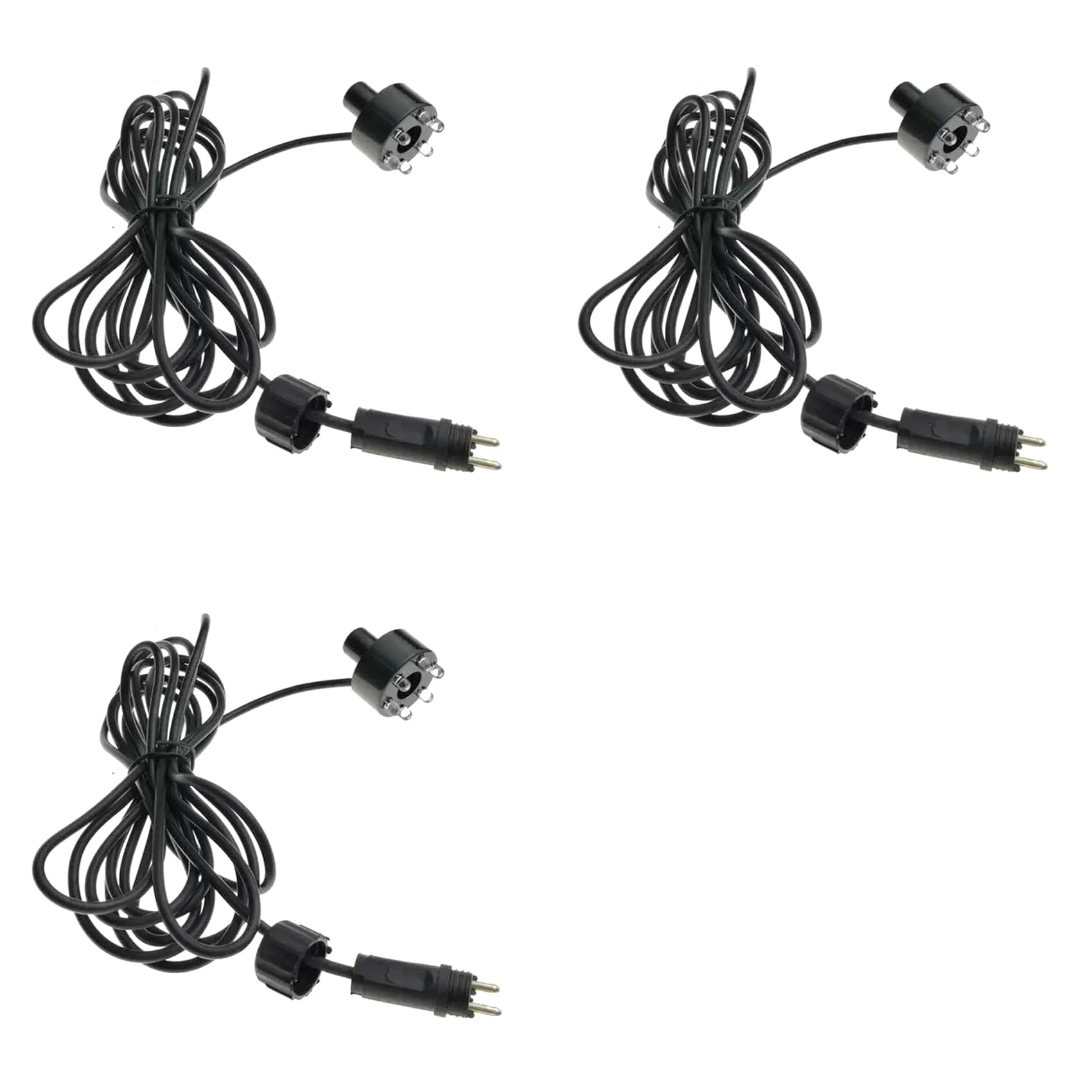 Akfldms 3X RGB 6 LED AC12V Water Fountain Light with 2Pin Connection Underwater Pond Lights Water Feature Lights for Pool