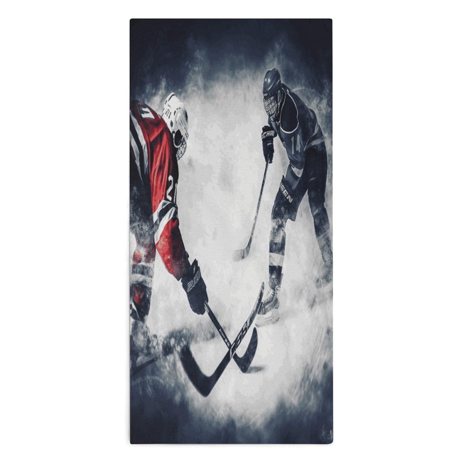 Btcowzrv Style Ice Hockey Art Bath Towel Beach Towels Shower Towel