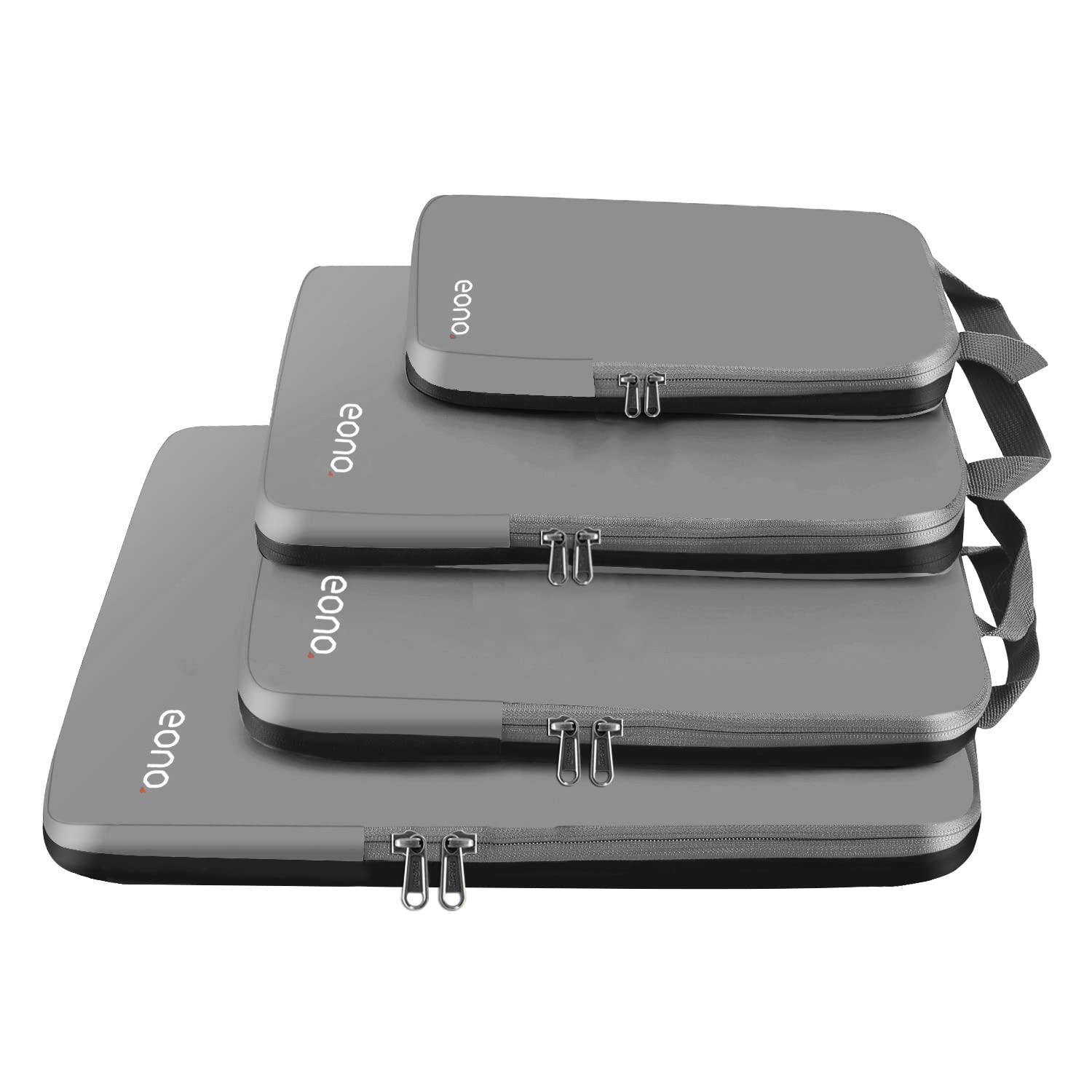 Eono Organizzatori da Viaggio a Compressione, Organizer Valigia Set, Cubo di Viaggio, Cubi di Imballaggio, Compression Packing Cube