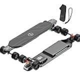 Maxfind Max6 Electric Skateboard,38''Long Range Electric Longboard,26 MPH Top Speed, 31 Mile Range, 900W*2 Dual Belt Motors, 10 RGB Atmospheric Lighting,Suitable for Adults