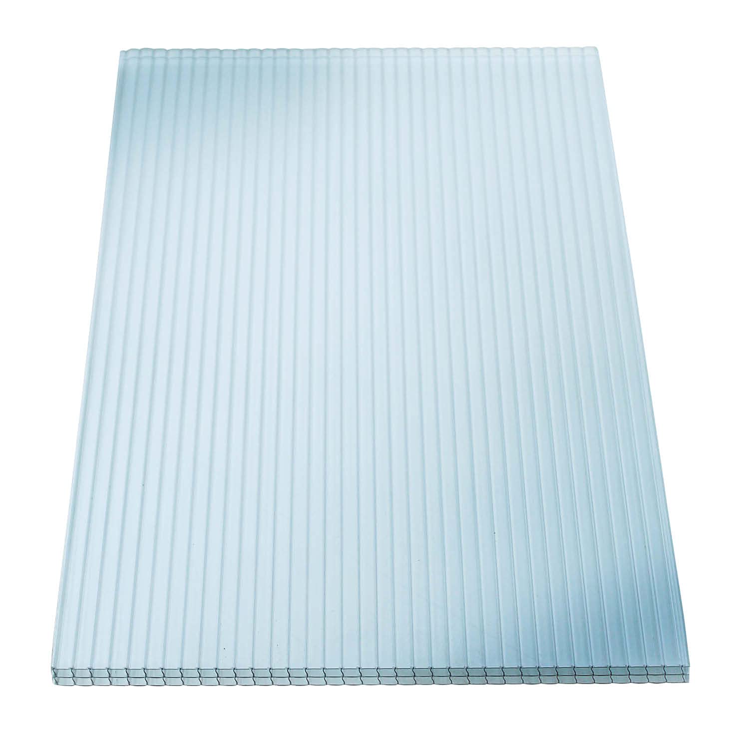 KAISER plastic® Stegplatten 16/20 | Xtra Strong (PC) | Farbe: Klar und UV-geschützt | Stück und Set (98 x 400 cm (3 Stück))